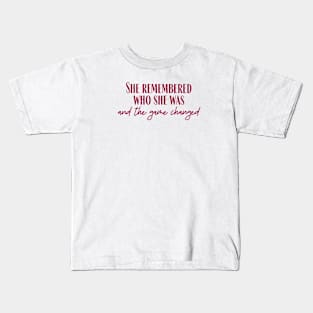 The Game Changed Kids T-Shirt